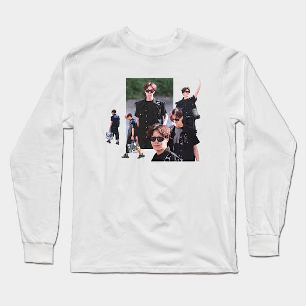 BTS J-Hope Airport Fashion Long Sleeve T-Shirt by wynchiko